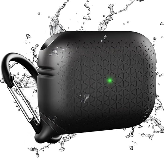 Catalyst Waterproof Case for AirPods Pro 2nd Generation and AirPods Pro 1st Generation - Wireless and USB-C Charging Compatible, One Piece Design, High Drop Protection Case with Carabiner