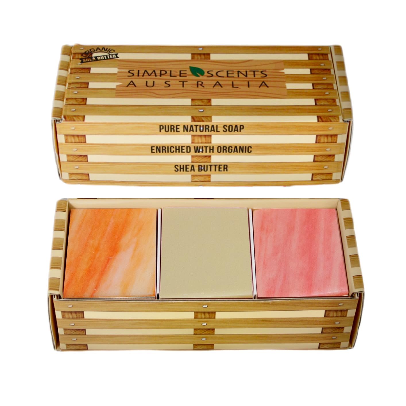 Simple Scents Australia Assorted 6 PCS Natural Soap Bars, Assorted Citrus Delights, 3.5oz Each Moisturizing French Triple Milled Soap Bars Enriched with Shea Butter, Pure Plant Oil Body Soaps