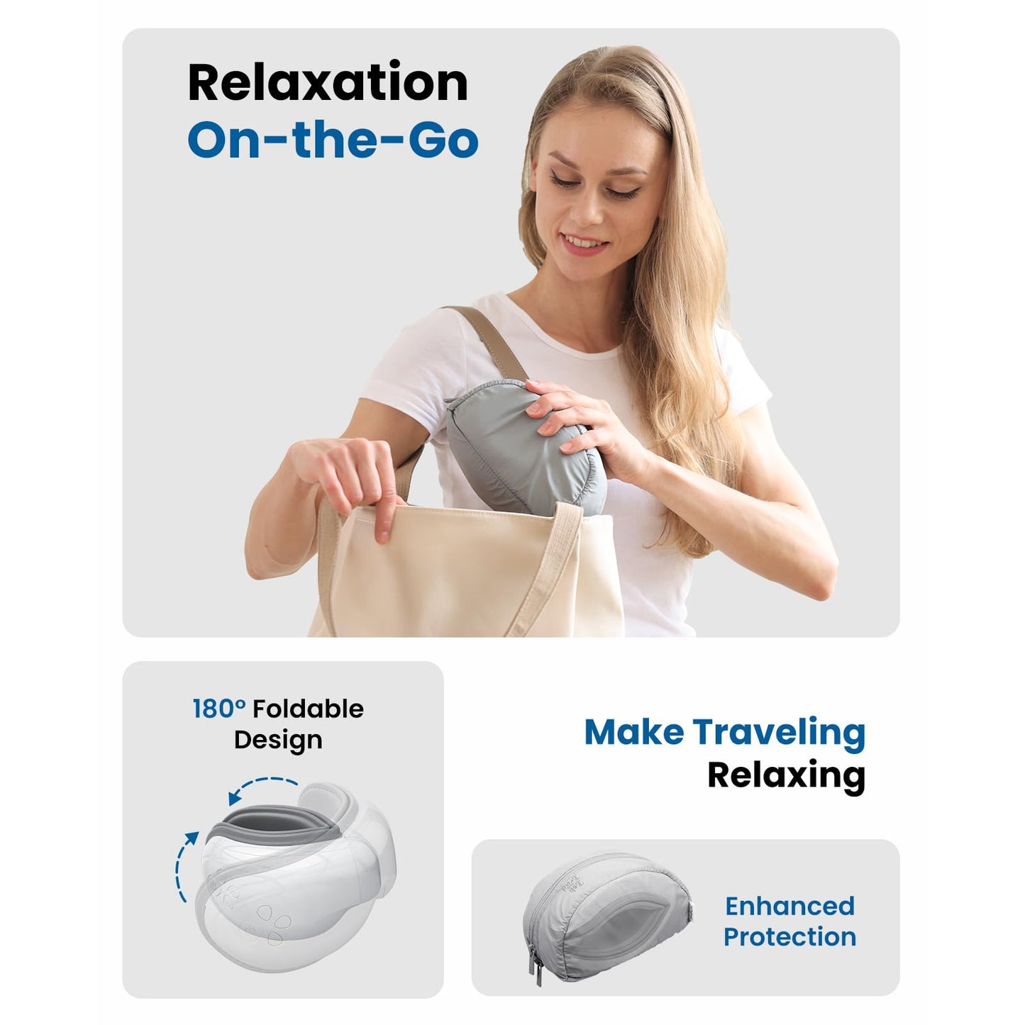 BOB AND BRAD Eye Massager with Heat and Cooling, EyeOasis 3 Eye Mask for Migraine FSA Eligible/HSA Eligible, Heated Face Massager for Dry Eye Strain Relief Improve Sleep, Birthday Gifts for Women Men