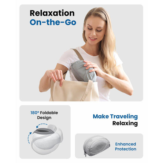 BOB AND BRAD Eye Massager with Heat and Cooling, EyeOasis 3 Eye Mask for Migraine FSA Eligible/HSA Eligible, Heated Face Massager for Dry Eye Strain Relief Improve Sleep, Birthday Gifts for Women Men