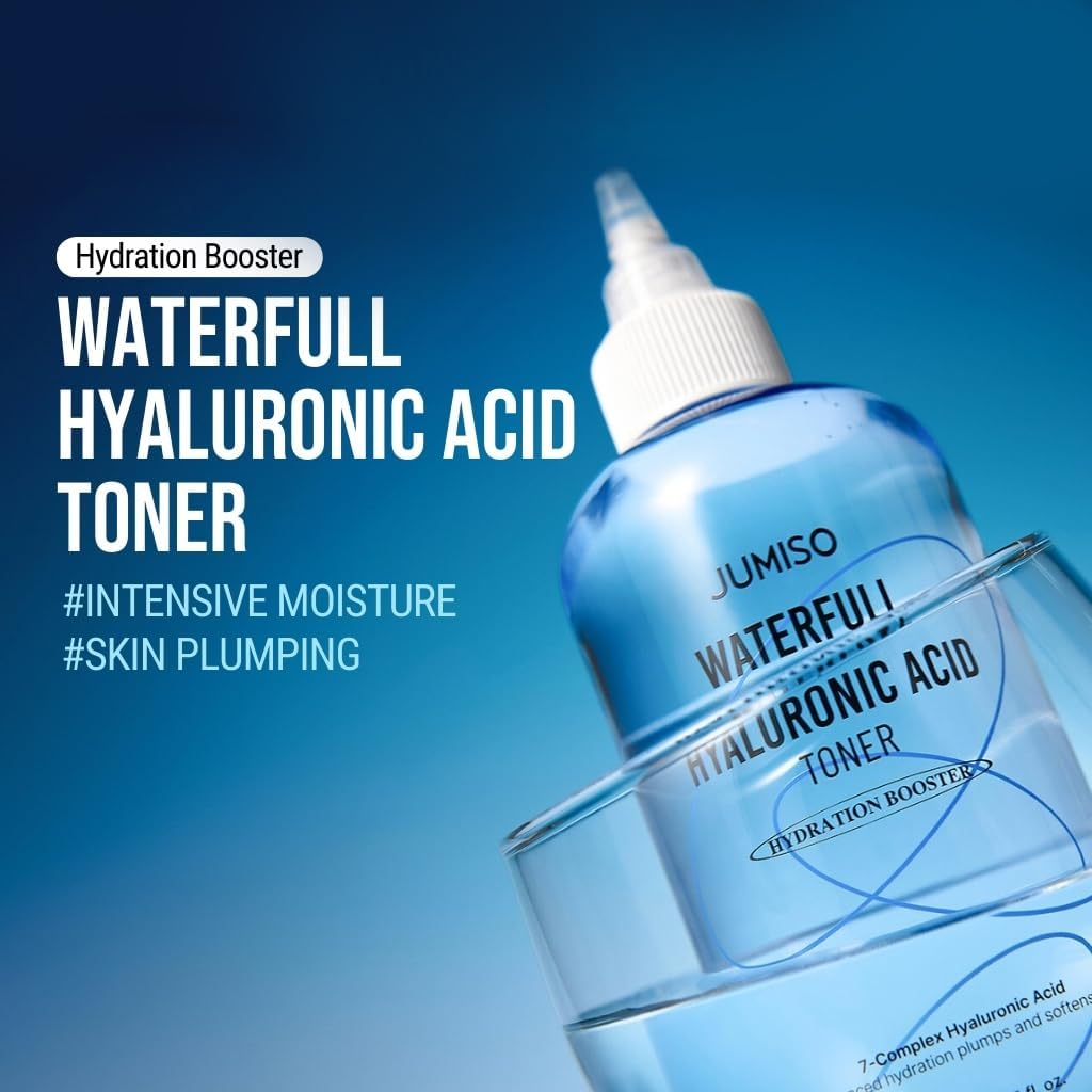 Jumiso Waterfull Hyaluronic Toner 250ml | Face Moisturizer, Facial Toner for All Skin Types, Daily Deep Hydration, Mother's Day, Gift | Vegan, Fragrance-Free