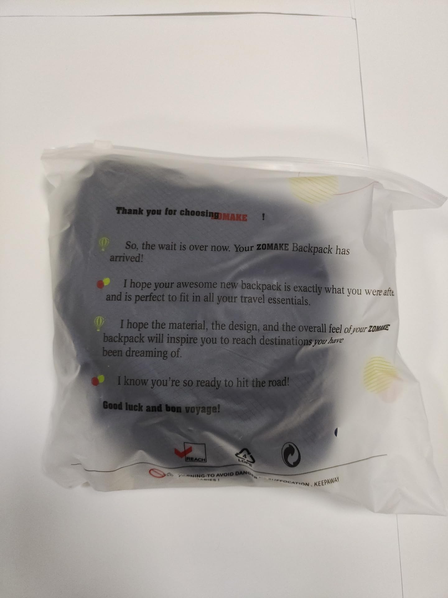 ZOMAKE Ultra Lightweight Packable Backpack 25L - Foldable Hiking Backpacks Water Resistant Small Folding Daypack for Travel(Navy Blue)