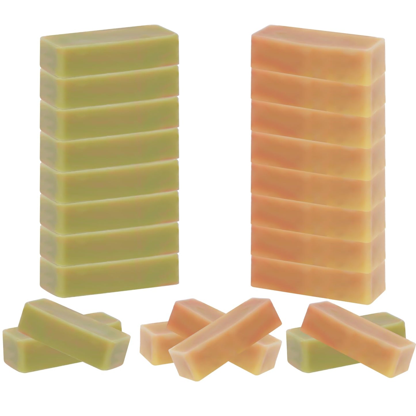 EKIVAO 23 Handmade Travel Soap Individually Wrapped, Mini Bar Bulk Body Bath, Travel Size Toiletries for Homeless Hotel Essentials Soap for Guest Bathroom