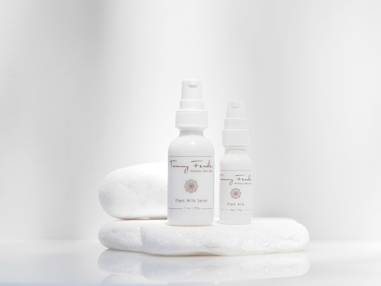 Tammy Fender - Plant Milk Serum | Natural, Organic, Cruelty Free, Non-Toxic Skincare | Strengthen, Nourish, Protect, Rebalance, & Soothe Sensitive Skin (0.5 oz - Travel Mini)