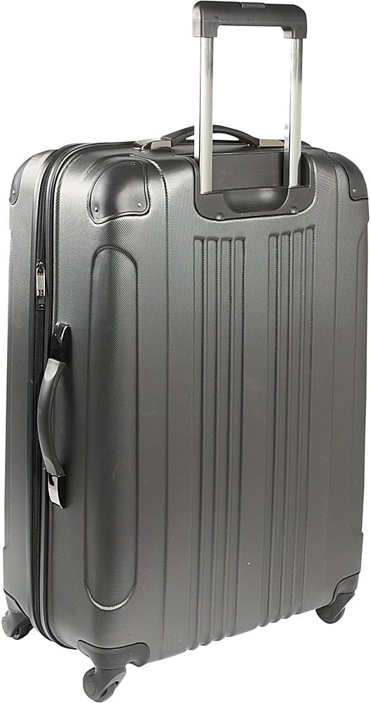 Kenneth Cole REACTION Out of Bounds Lightweight Hardshell 4-Wheel Spinner Luggage, Rose Gold, 28-Inch Checked