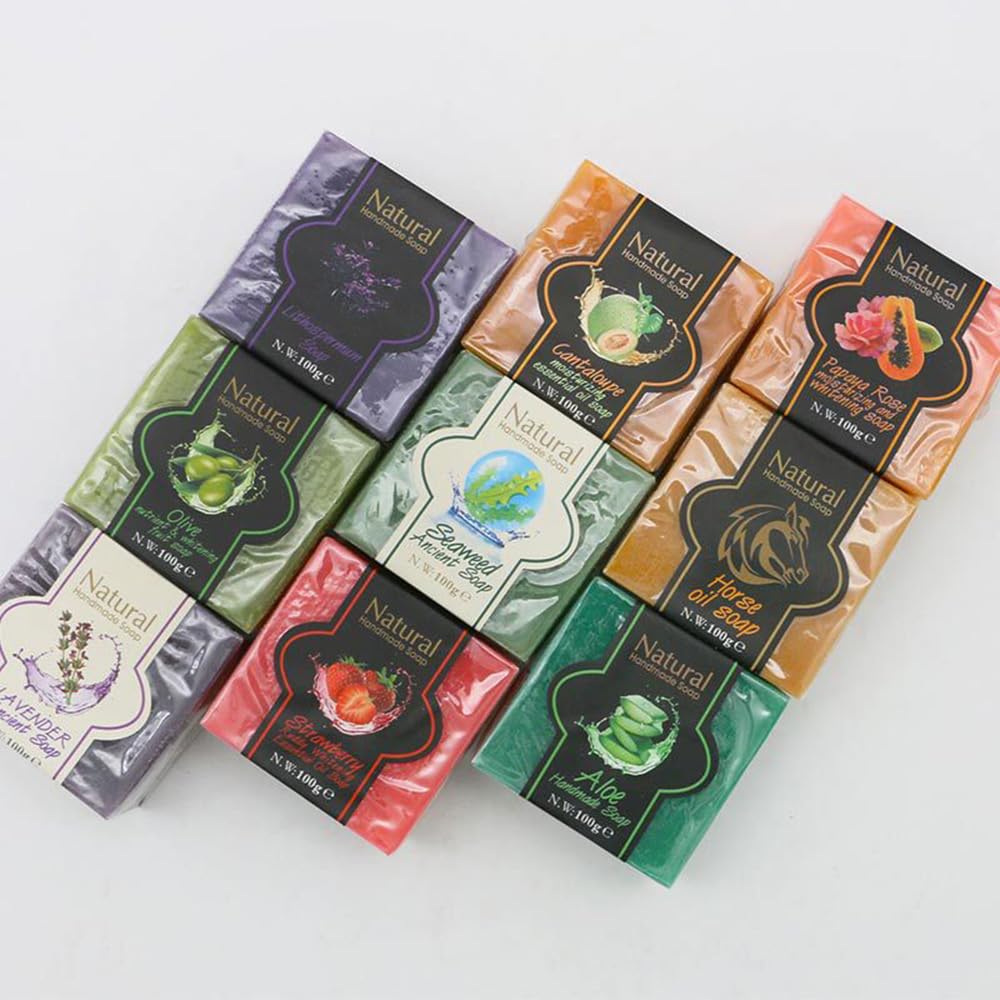 kastu Seaweed Soap Bar for Face & Body,Moisturizing,Softer Skin,Natural Handmade,Hypoallergenic Beauty Bar Sensitive Skin With Gentle Cleanser,Men Women