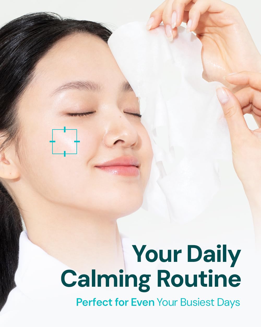 Bano Vita Genic Jelly Face CICA Mask 10EA – Soothing & Hydrating Sheet Mask for Sensitive Skin, Korean Glass Skin Care with Centella, Vitamin C, Biotin & Niacinamide, Fragrance-Free