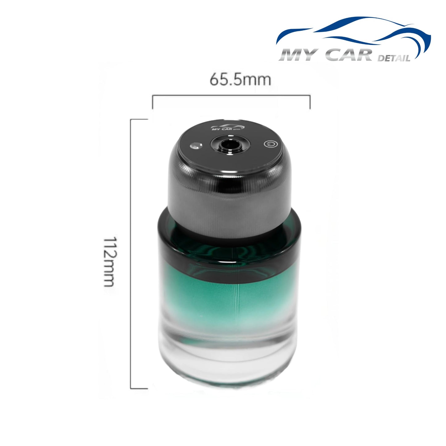 Smart Air Freshener, MyPerfume Car Diffuser – USB Aromatherapy Essential Oil Humidifier, Mini Portable Scent Diffuser for Car, Home & Office – Myfuit 160ml