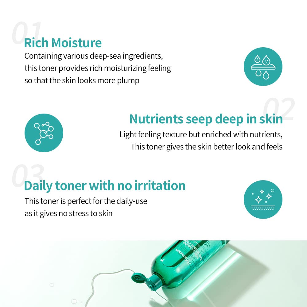 JMsolution Marine Luminous Pearl Moisture Toner X-Large 20.28 fl oz - Korean Skincare for Hydration & Radiance