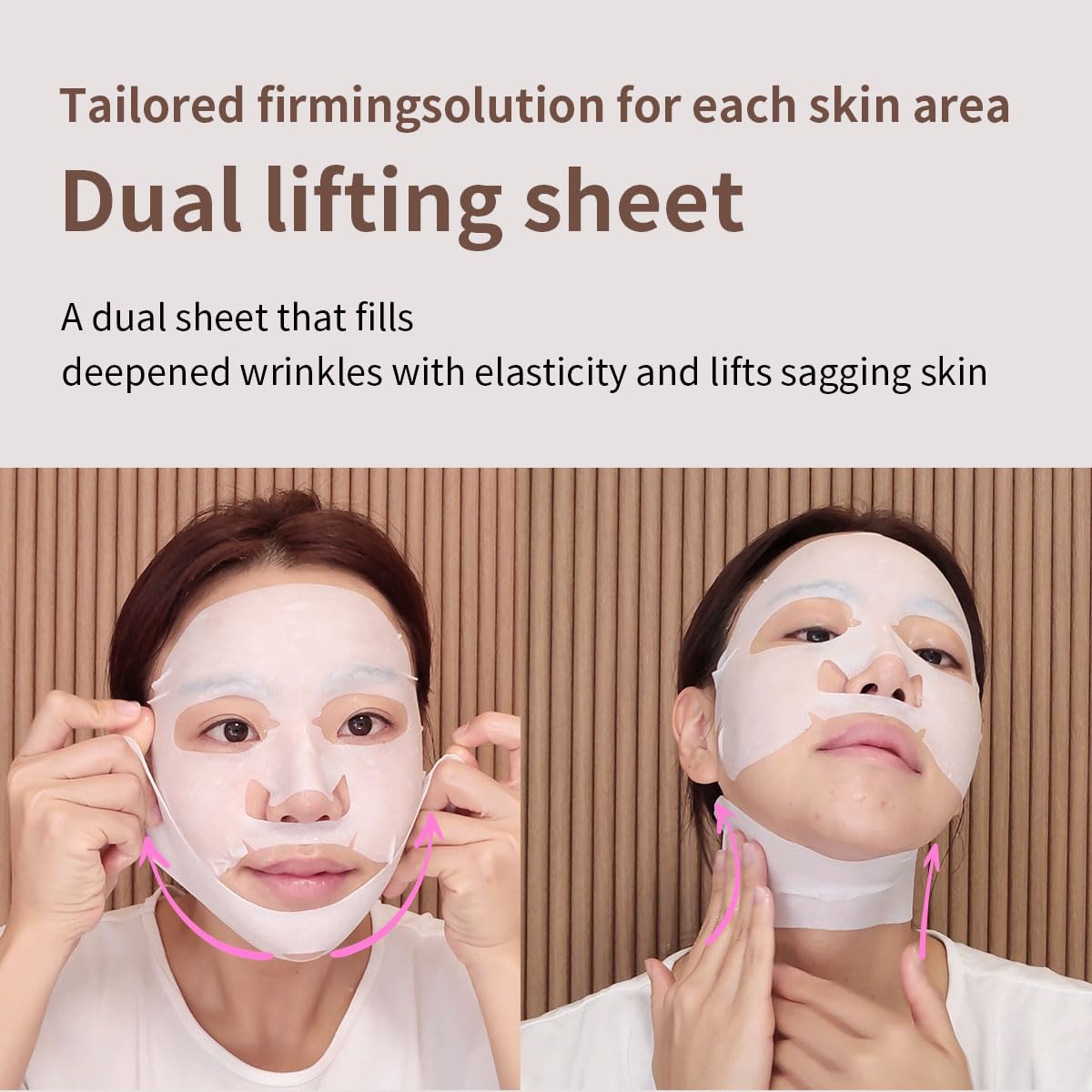 Mediheal Retinol Collagen Ampoule Lifting Mask (4 Counts) for V Line Mask Anti-Aging - Helps Reduce Fine Lines & Wrinkles, and Smoothens Skin