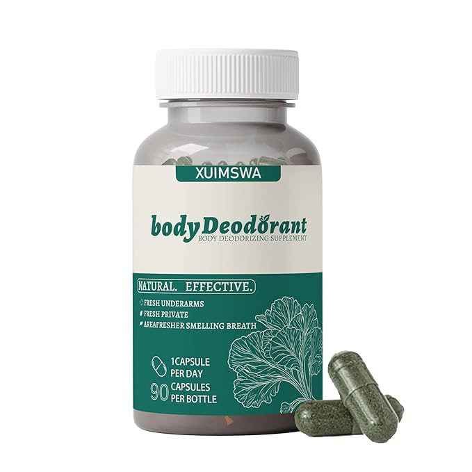 Body deodorizing Supplement, Body Deodorizer Capsules,Deodorant Supplements for women-90 Capsules (1PCS)