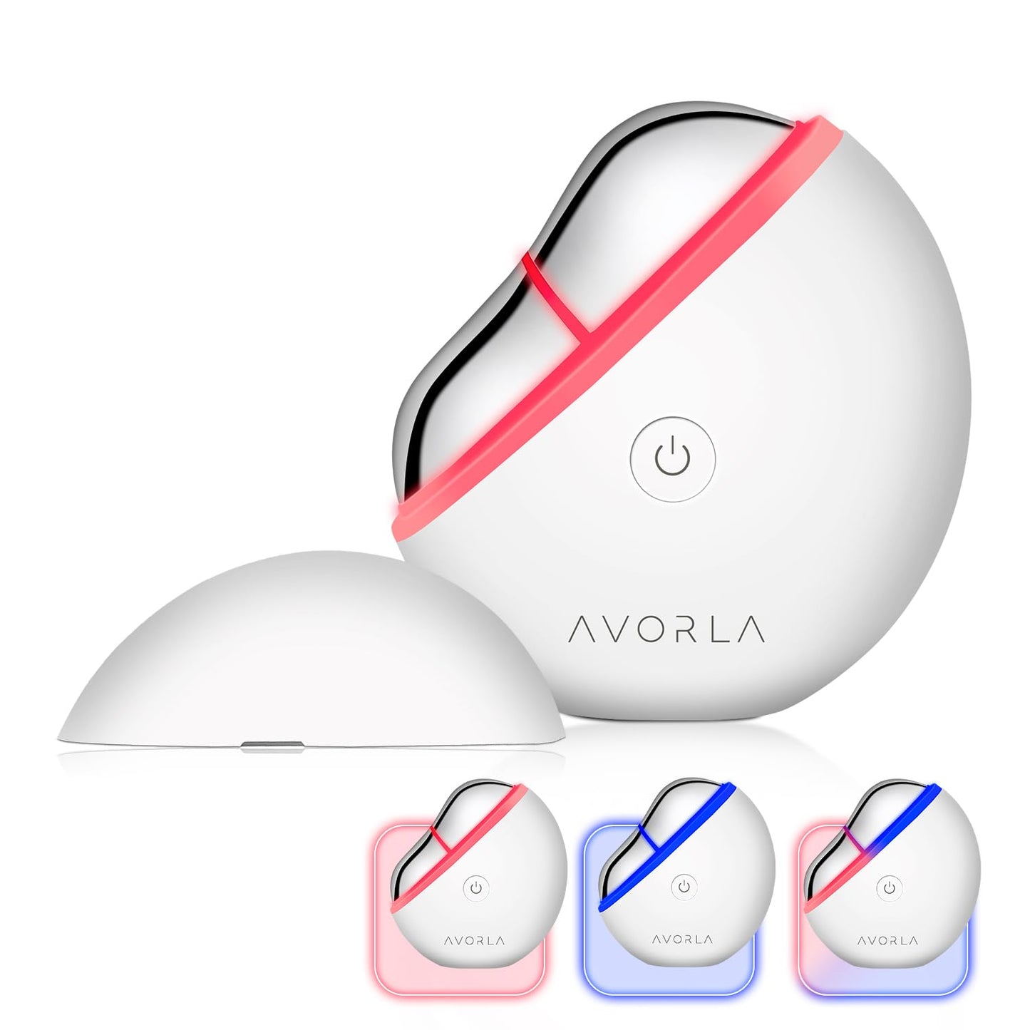 AVORLA LED Gua Sha Facial Tool with Heat and Microcurrent, Skin Toning Device, Skin Light Therapy Anti-Aging/Anti-Wrinkles,face Lift, Eye/face Puffiness, Skin Firm