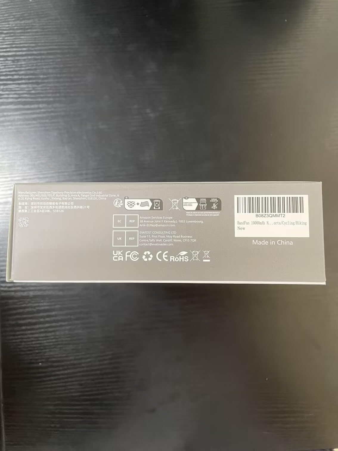 HandFan 10000mAh Portable Neck Fan Rechargeable, 48Hrs Long-Lasted Wearable Personal Fans, Hands Free Necklace Fans, Hanging Cooling Fan for Travel, Hiking, Fishing, Gifts for Women Men