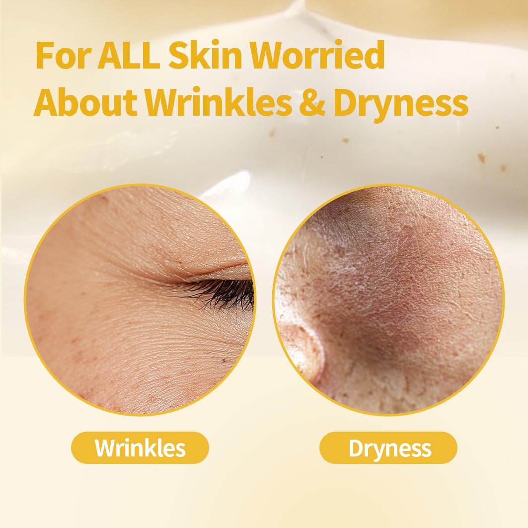 1.618 Intensive Wrinkle Care Cream — Korean Anti-Aging Face Moisturizer with 24K Gold, GABA, 17 Amino Acids & Adenosine | Hydrating & Firming, For Women & Men, 3.52 oz