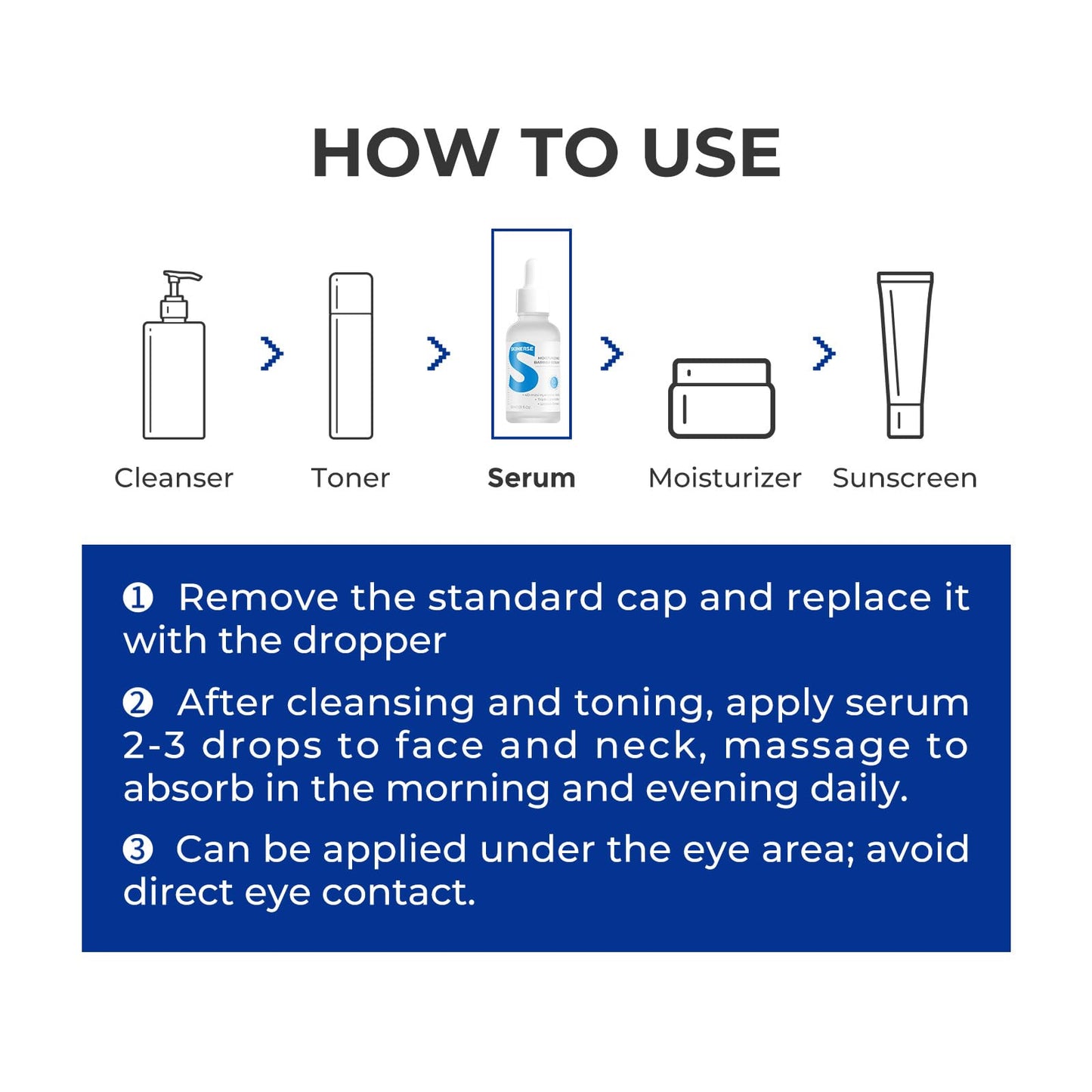 SKINERSE Moisturizing Barrier Serum, 4D Hyaluronic Acid Serum for Face with Vitamin B5 and Ceramides, Anti-Aging Hydrating, Plump and Repair Dry Skin, Daily Skin Care Treatment 1oz