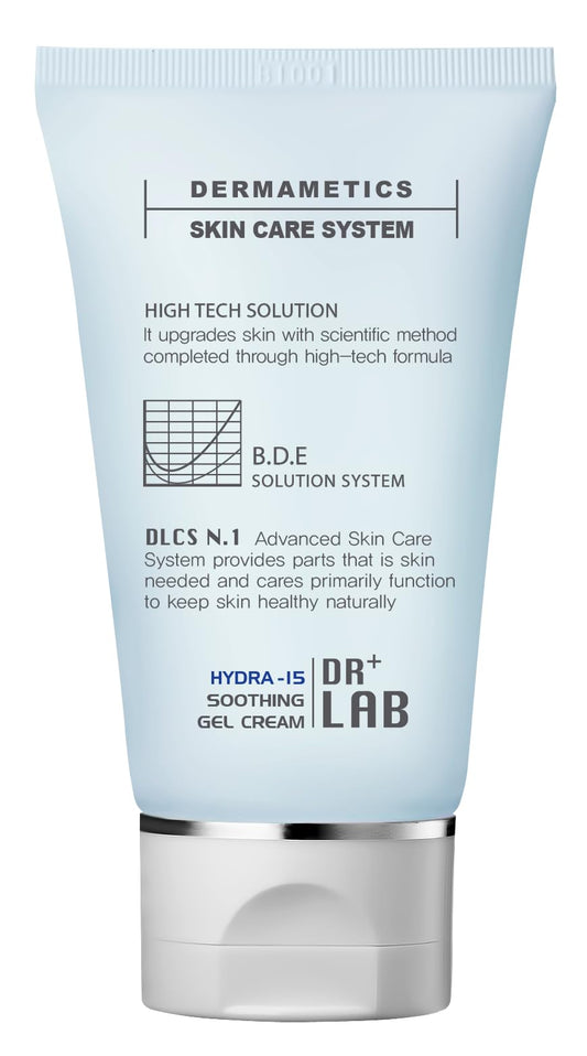 DR+LAB Hydra-15 Soothing Gel Cream 2.03 fl oz /60ml Moisturizing Deep Hydrating Elasticity for Dry and Sensitive Skin with Hyaluronic Acid Korean Skincare