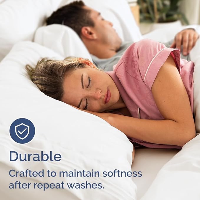 Bulk Case Pack of 16 Sheet Sets - (16) Complete Twin XL Size Sheet Sets w/ Deep Pockets - Wholesale Bulk Bedding for Hotels, Spas & Airbnbs - Breathable, Soft & Wrinkle Free - (Twin XL, Antique White)