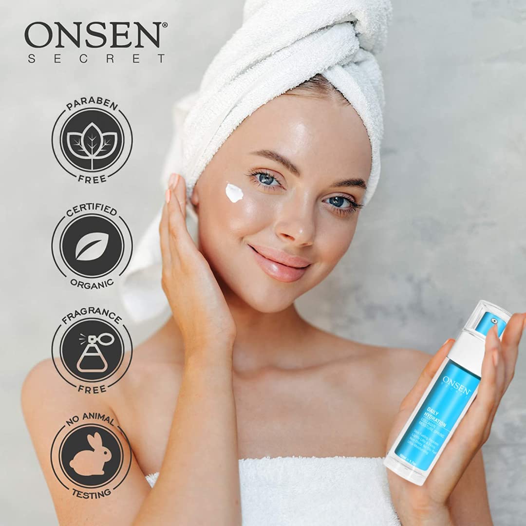 Onsen Secret - Anti Aging Face Moisturizer Cream 50 ml - Daily Skin Rejuvenation - Natural Anti-Aging Properties - Hydration & Protection - Organic Ingredients
