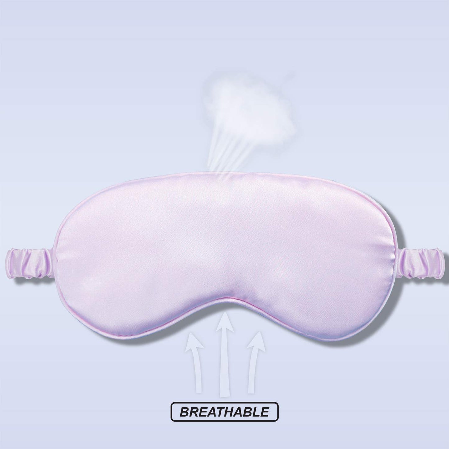 Silk Eye Mask for Sleeping Lavender Sleep Mask for Men Women,Soft Eye Blindfold for Yoga Meditation-Super Smooth and Updated Light Blocking Design with Ear Plug