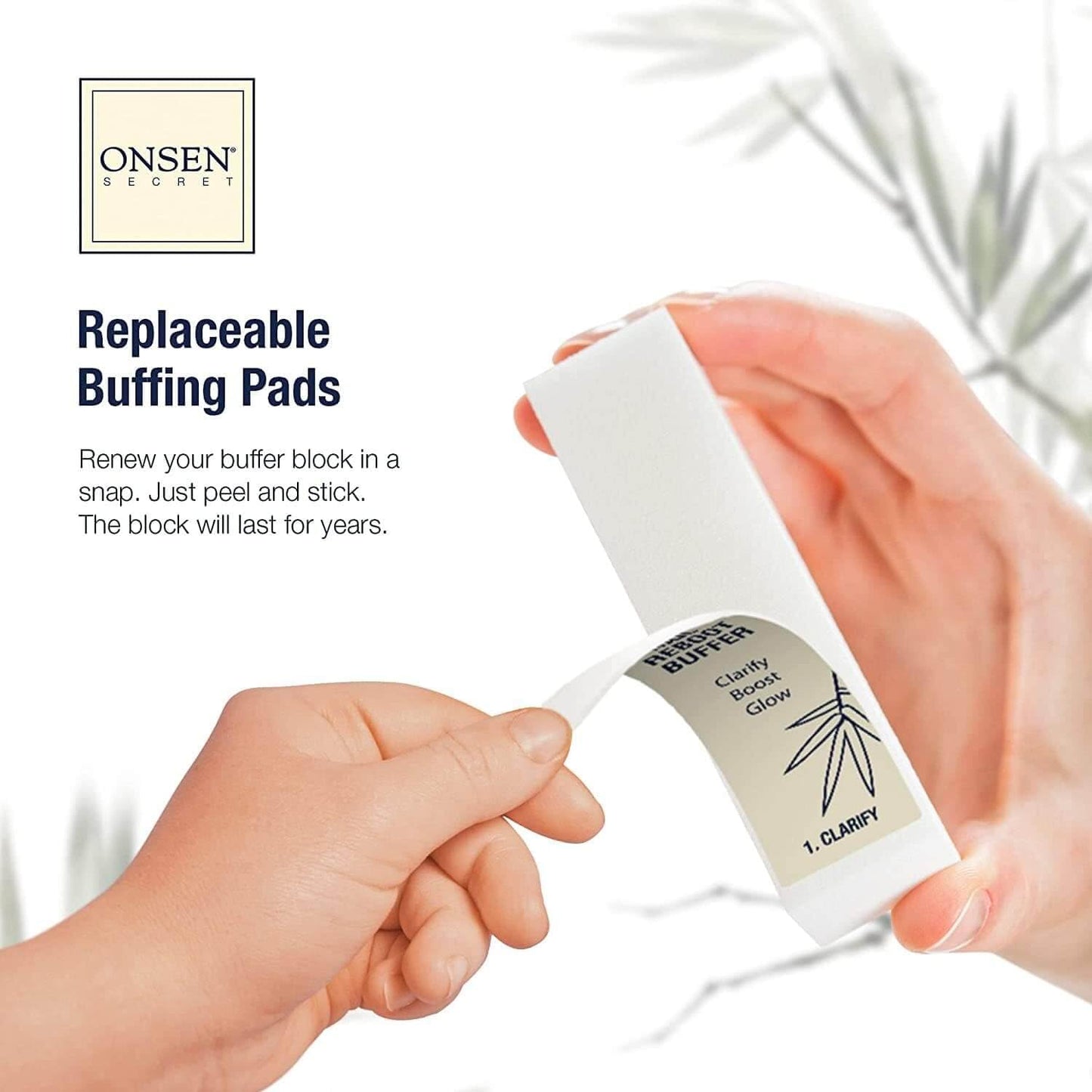 Onsen Secret Nail Care Kit - Japanese Nail Buffer and Shine Kit - Strengthening & Shining - Spa-Quality Manicure - Organic Ingredients - Long-Lasting Shine - Easy & Safe - w/Cuticle Care Serum - 1pk