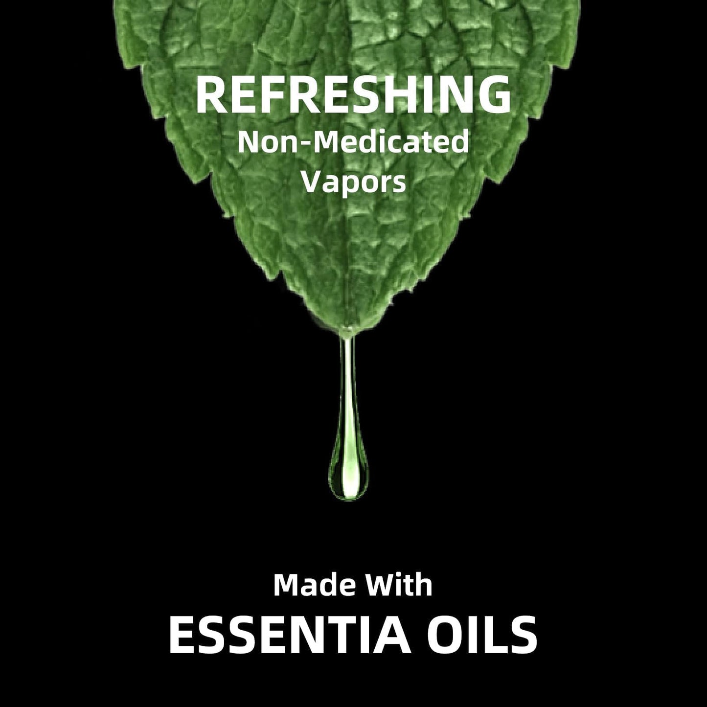 Herb Island 2 in 1 Nasal Stick Inhaler, Nose Refreshing VapoInhaler, Essential Oil Rub, On-The-Go, Freshing, Focus, Awake (3 pcs, Greengrape)