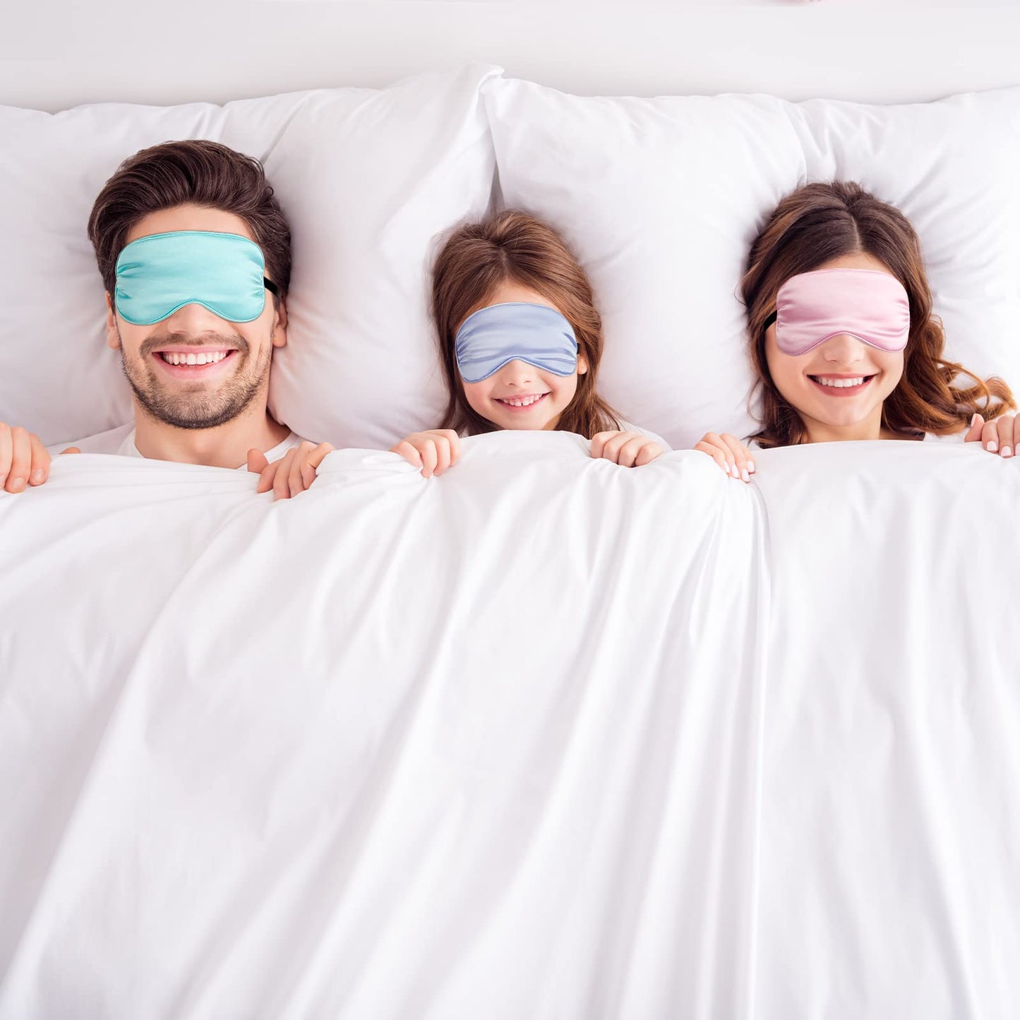 24 Pack Silk Eye Mask for Kids Smooth Soft Multicolor Blindfold with Adjustable Strap Lightweight Eye Cover Children Sleeping Mask Kids Sleep Shade Cover for Travel(Fresh Colors)