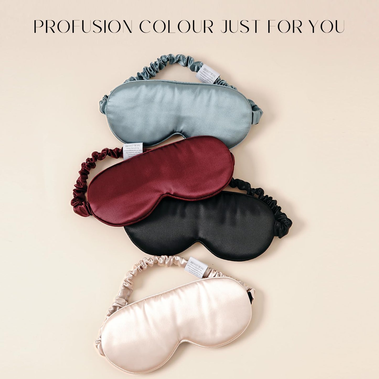 EASTEER 100% 22 Momme Mulberry Silk Sleep Mask, Eye Cover for Sleeping, Blackout 3D Sleep Masks for Lash Extensions with Adjustable Strap for Men and Women (Rose Gold)