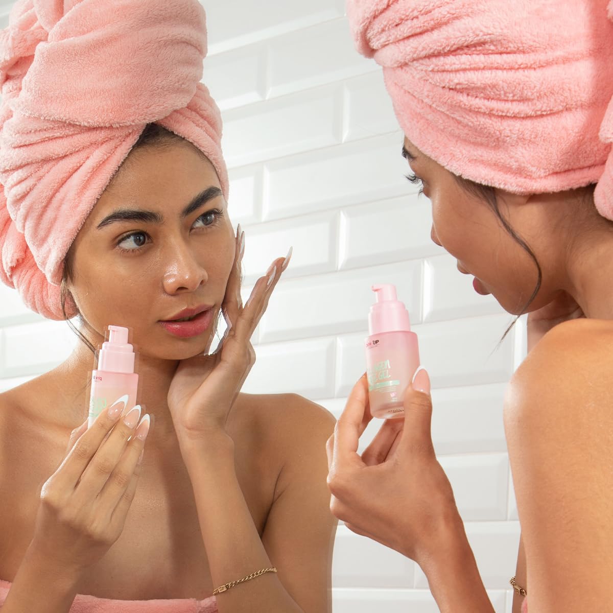 PINK UP Collagen Face Gel | Collagen Serum For Face | Reduces expression lines | Firms facial skin | Dalays the sings of aging | Maximum hydration | Model PKS09