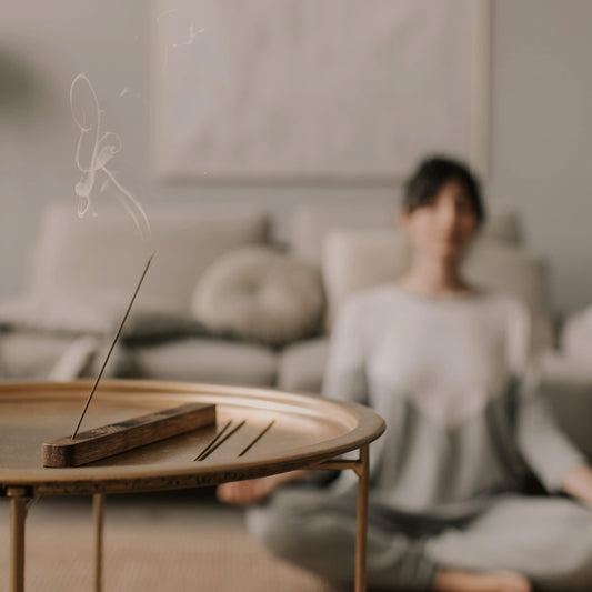 Prabhuji's Gifts Hari Hand-Rolled Spiritual Incense Sticks from India - Aromatic Sticks - for Meditation, Yoga, Relaxation, & Aromatherapy Incense - Amber and Sandalwood - 3 Packs of 10 Sticks