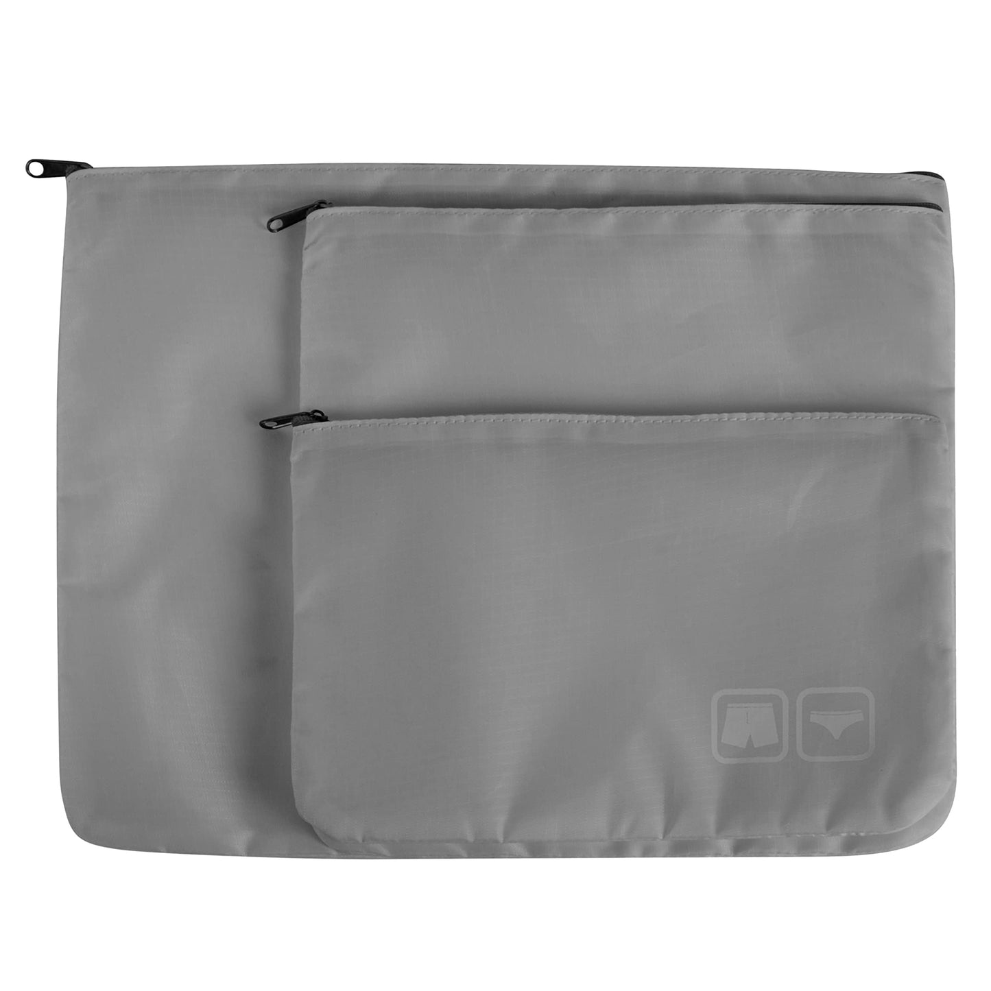 GForce 6 Piece Ultimate Traveling Set | Organizer Packing Cubes | 3 Sizes | Zippered Pouches | 3 Sizes | Suitcase Organizers | Luggage Organizers | Travel Essentials | Grey