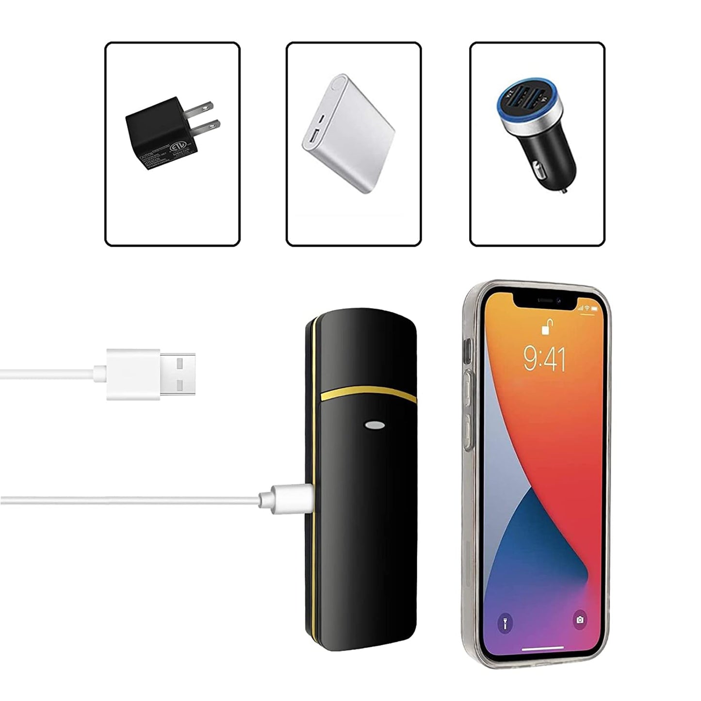 Kingsmile Nano Face Mister, Premium Nano Facial Mister for Refreshing Feeling, Lonic Nano Sprayer for Hydrating Skin, Portable Mini Face Mister,Professional Lash Mister for Eyelash Extensions (Black)