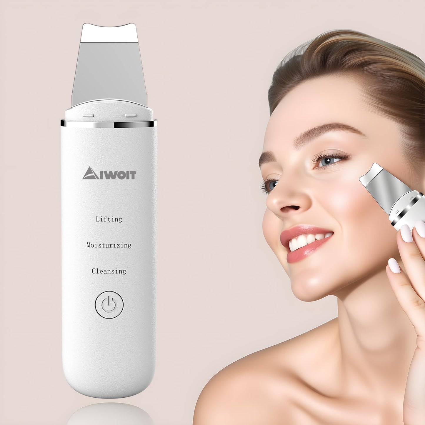 AIWOIT Face Scrubber Skin Spatula, Black Head Remover for Face and Nose, Pore Cleaner Blackhead Remover Tools, Deep Cleansing Facial Whitehead Removal Extractor, Skin Care Gifts for Women