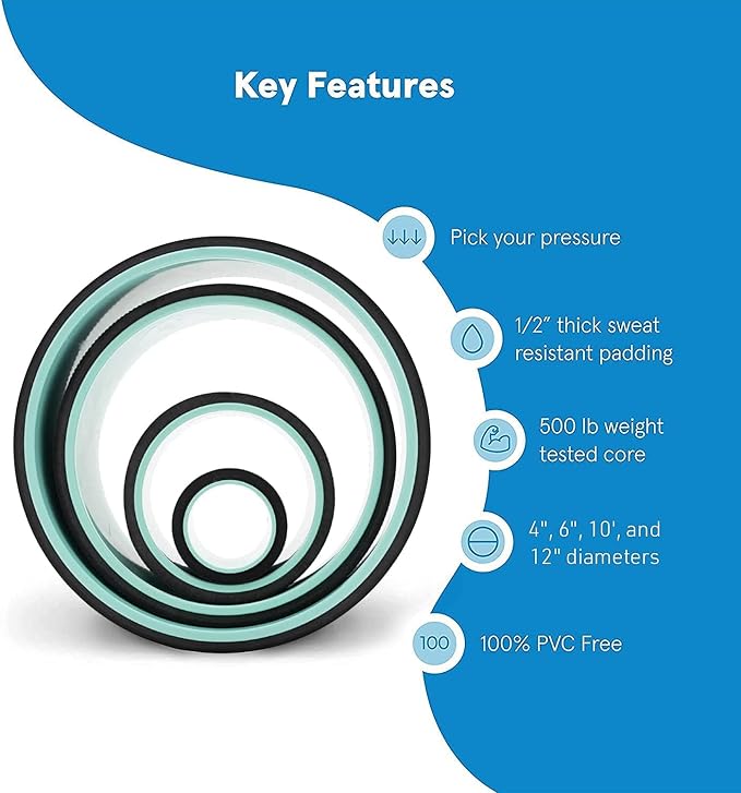 Chirp Wheel XL and Foam Roller Bundle - Ultimate Comfort for Deep Tissue Back Massage, Enhanced Stability with Wider Back Stretcher and Plush Cushion, Spinal Protection, Trigger Point Pressure Relief.