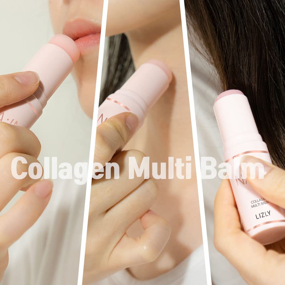 LIZLY [SET] Kpop Idols Multi Balm Stick +CMC 1ea Collagen Wrinkle cream Moisturizer Firming Hydrating Glow Face Eye Lip Neck Hair Korean skin care Wrinkle bounce Décolleté