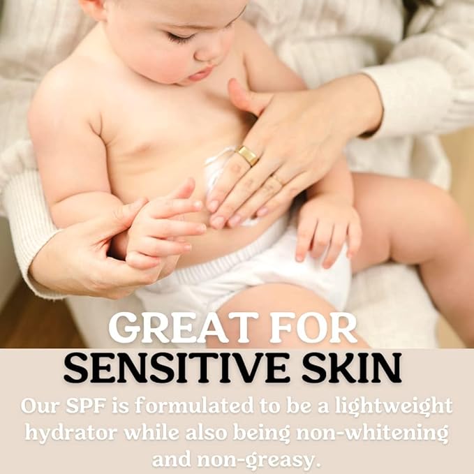 Roe Wellness- Baby Mineral Sunscreen SPF 30 Clean Ingredients | Non-Greasy, Reef Safe, Paraben-Free (2Pack)