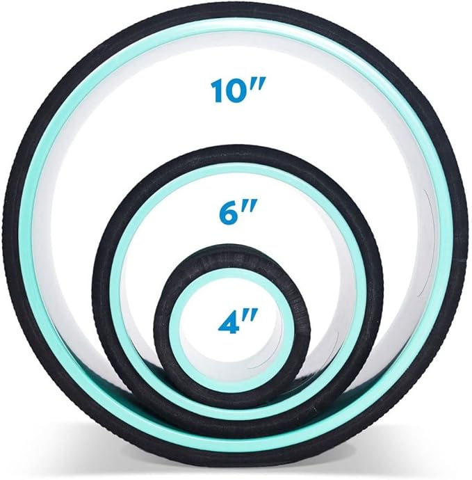 Chirp Wheel+ Foam Roller for Back Pain Relief, Muscle Therapy, and Deep Tissue Massage 6" and 12" Inch