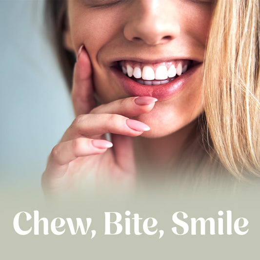 Whitening Toothpaste Tablets with Nano Hydroxyapatite, Fluoride Free, Plastic Free, Eco & Best Travel Friendly Chewable Mint Toothpaste Bites | 62 Count