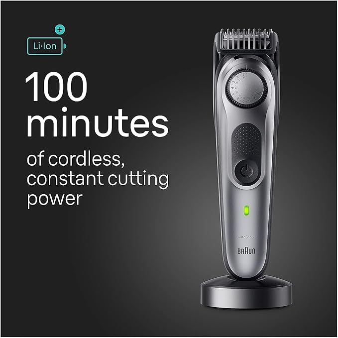 Braun All-in-One Men's Shaving Kit Series 7 7440, 12-in-1 Beard, Face, Nose, Ear Trimmer, Hair Clippers, Body Groomer and Manscaping