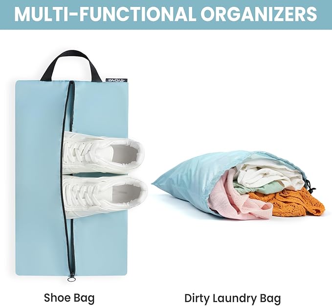 BAGAIL 6 Set Packing Cubes,Travel Luggage Packing Organizers