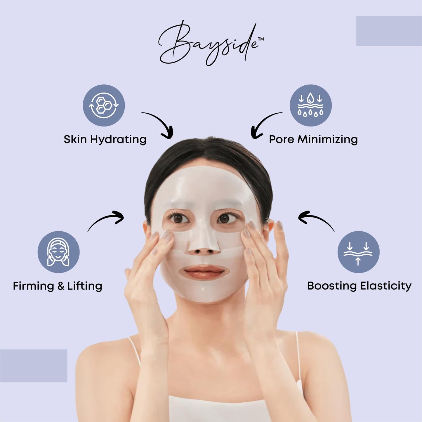 Collagen Face Mask | Hydrating Beauty Skincare Face Mask for Glass Skin, Revitalizing Overnight Collagen Facial Mask for Wrinkles, Selfcare Sheet, Moisturizing Facial Skin Care Product for Women & Men