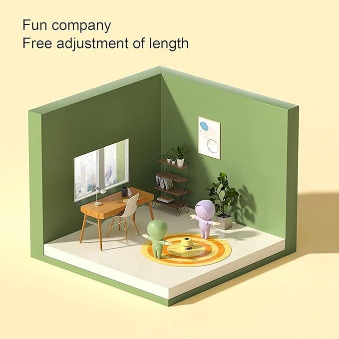 ciciglow Jump Rope Machine with Remote, Jump Workout Entertaining Interaction Rope Skipping Machine for Family, Office, Gym, Party