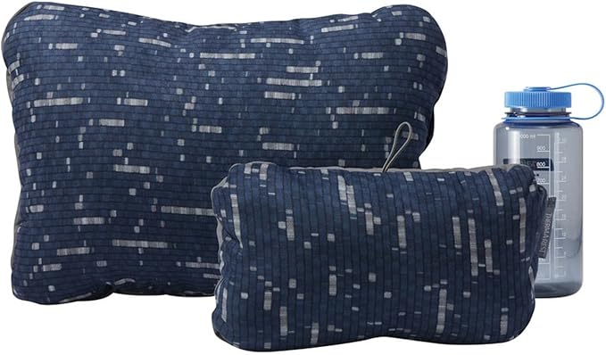 Therm-a-Rest Compressible Cinch Camping and Backpacking Pillow, Small - 12 x 16 Inch, Warp Speed Print