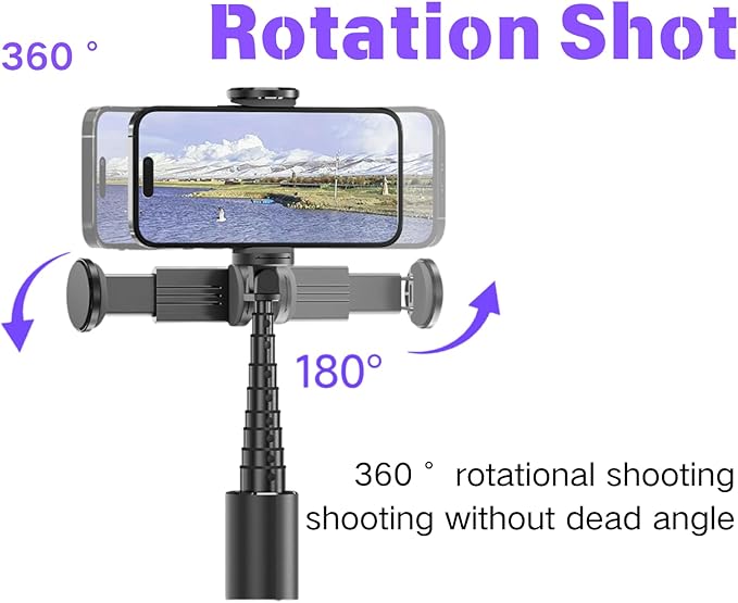 C21 53″ Travel Selfie Stick Tripod with Bluetooth 5.2 Remote – Hidden All-in-One Extendable Foldable Phone Tripod Stand for iPhone Android Vlogging TikTok YouTube Live Streaming