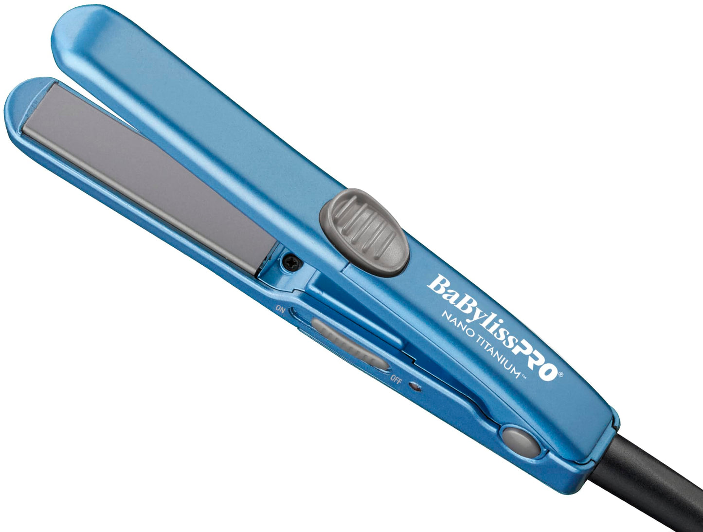 BaBylissPRO Nano Titanium Mini Straightening Iron Blue 0.5 Inch