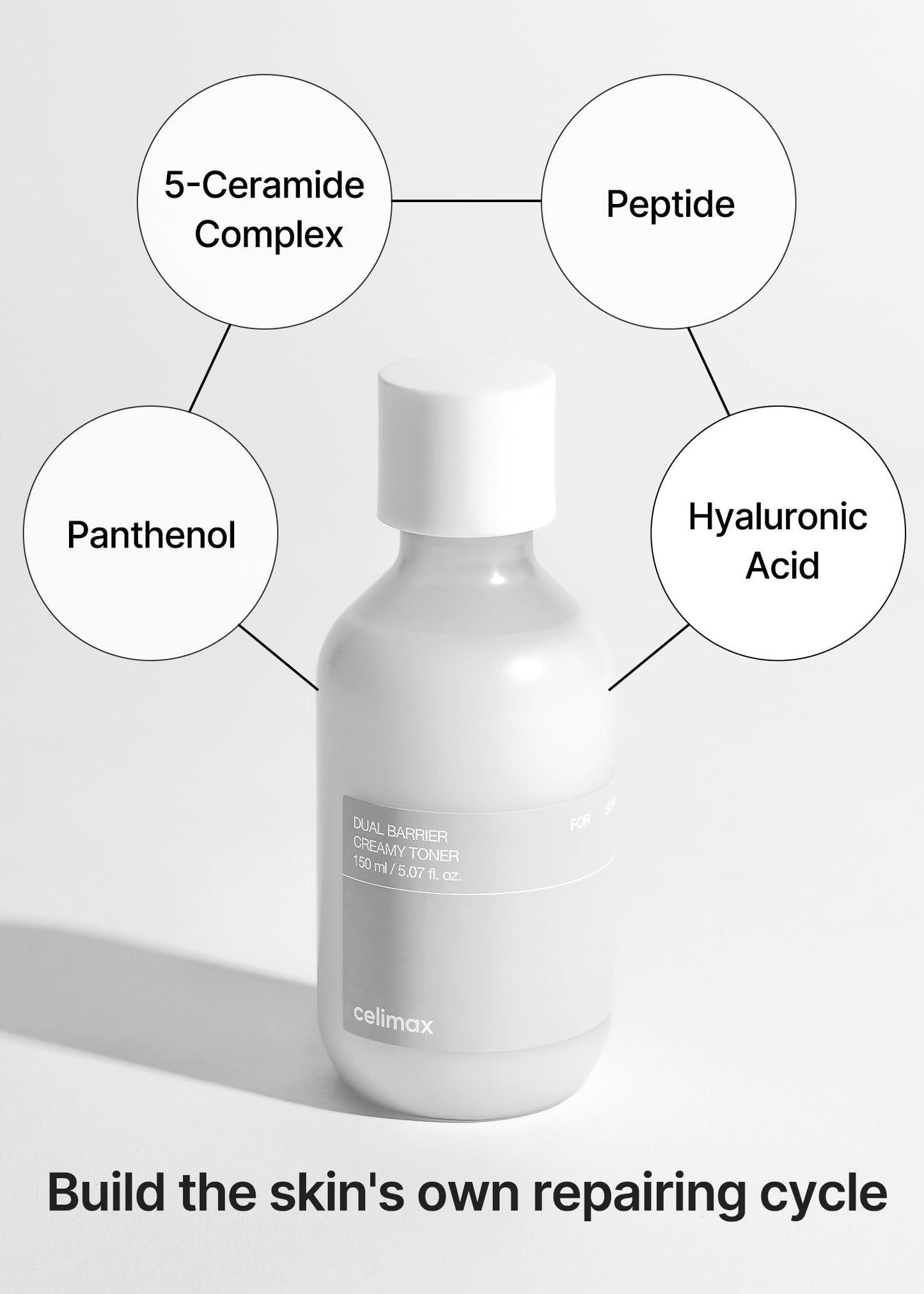 celimax Dual Barrier Trial Kit Travel Size, Gift Set | with Creamy Toner & Skin Wearable Cream, Travel Size, Mini-sized Gift Set, Ceramides, Peptide