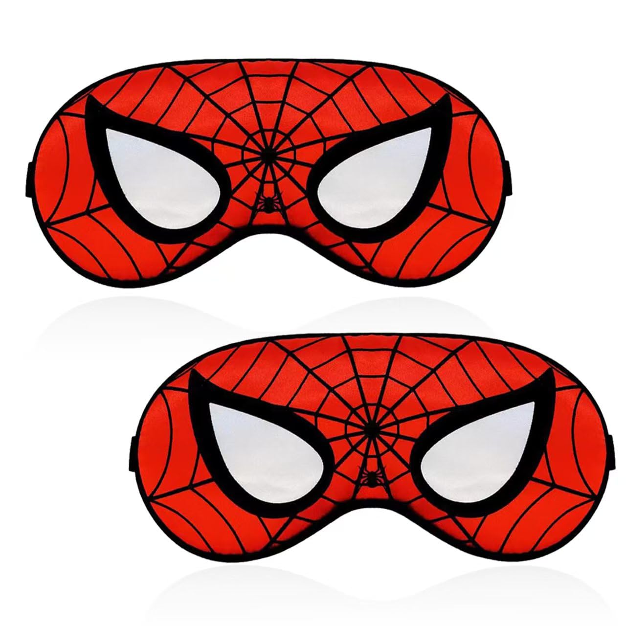 Cute Silk Sleep Mask, 2PACK Kids Eye Mask with Lightweight Adjustable Strap for Sleeping Boys Girls Women Men Travel Party Supplies