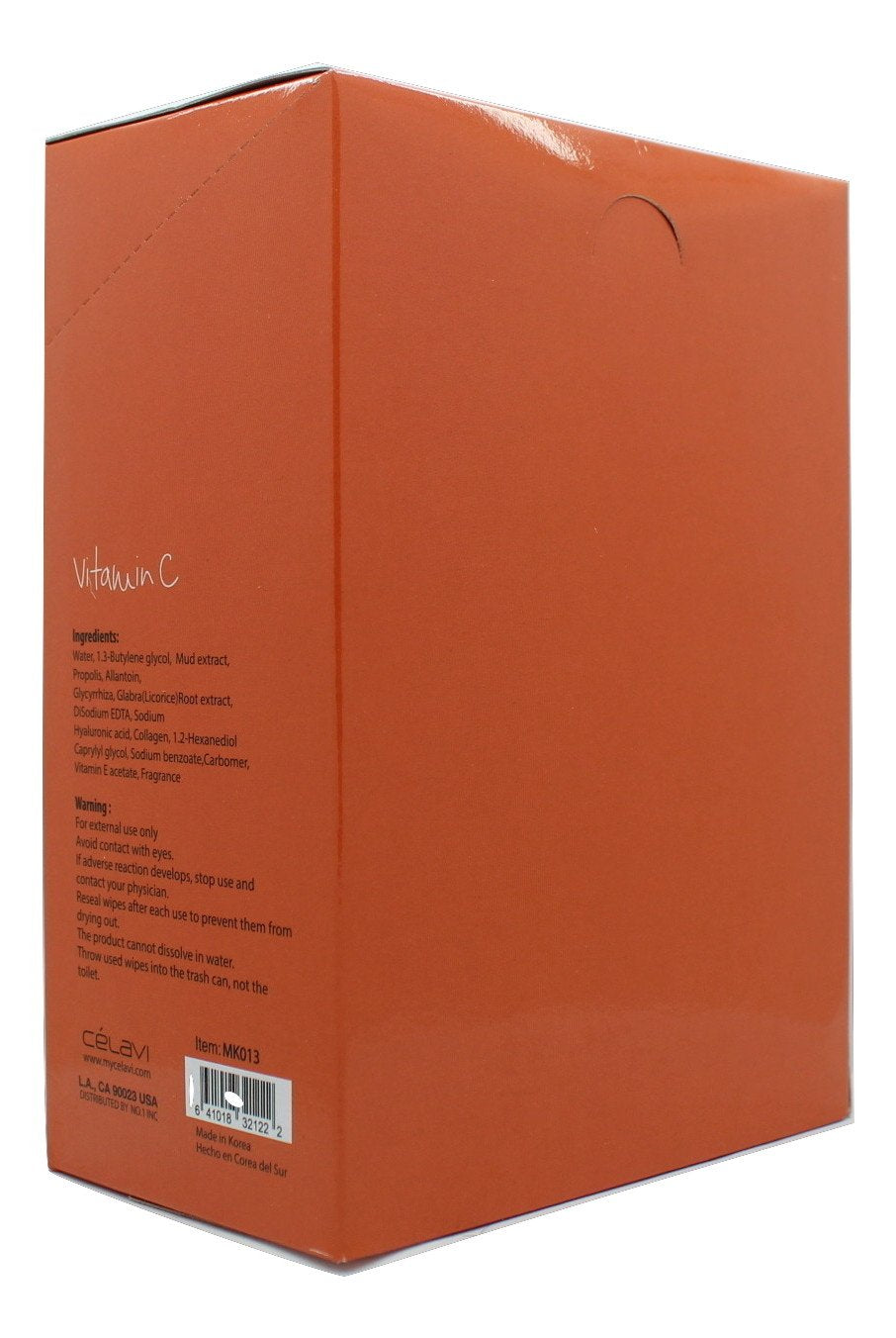 Celavi Essence Facial Mask Paper Sheet Korea Skin Care Moisturizing 24 Pack (Vitamin C)