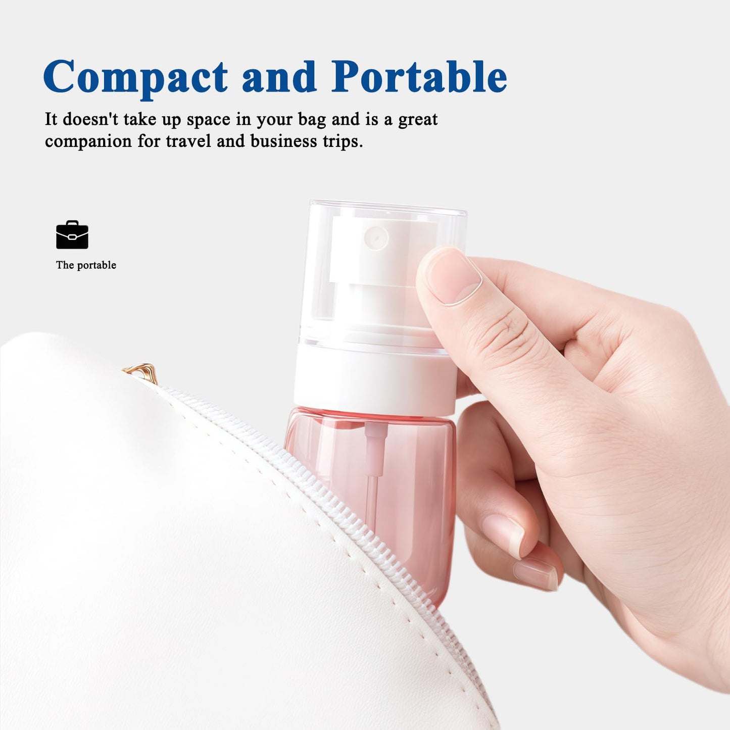 ShyBegonia 3 Pack Small Spray Bottle 1 oz/30ml Travel Size Fine Mist Mini Empty Spray Bottles - Leak Proof - for Toners, Perfume, Face & Hair Mist (3 color)