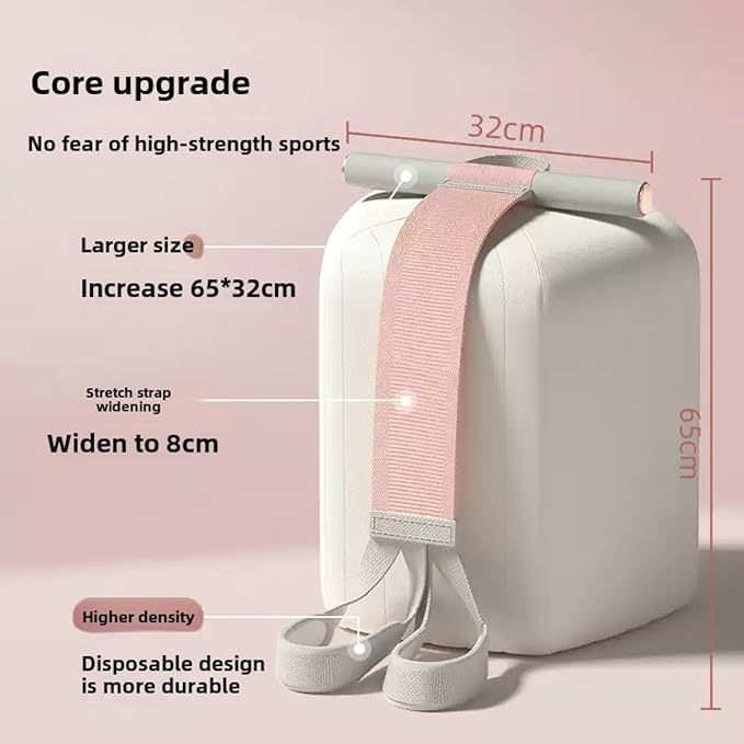 2025 New Yoga Pedal Resistance Fabric Band with Handles Anti-Broken Elastic Sit Up Pull Rope for Strength Training 120lb Full-Body Excercise Band Portable Unisex Resistance Exercise Bands