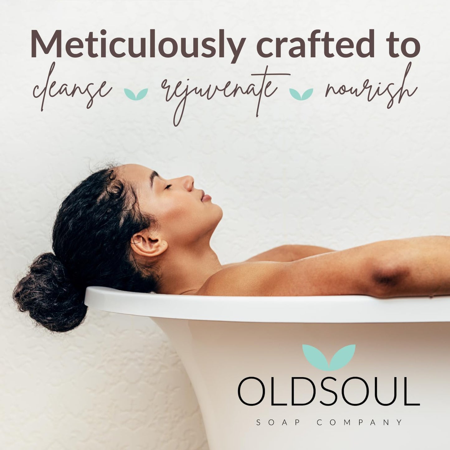 Old Soul Soap Company - London Fog Soap Collection Soap Bar – Skin Renewing, Vegan-Friendly with Lavender, Bergamot & Vanilla Oil – Deep Cleansing & Nourishing for Glowing Skin – 5.8 oz Pack 4